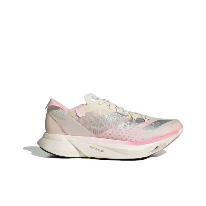 Adidas Adizero Adios Pro 3 Chalk White Silver Metallic Clear Pink-1