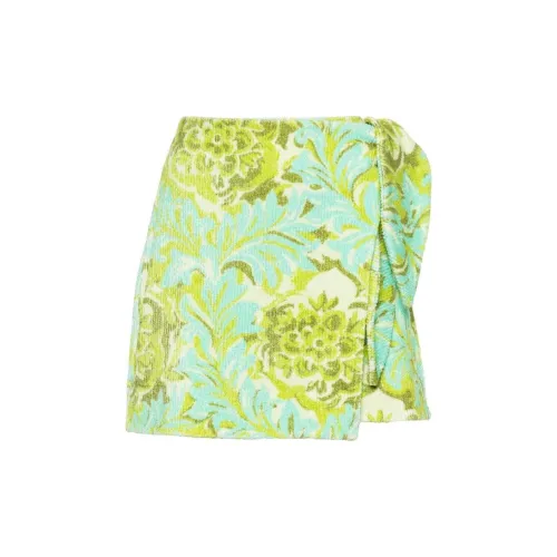 ALEMAIS Casual Short Skirts Women's Apple Green