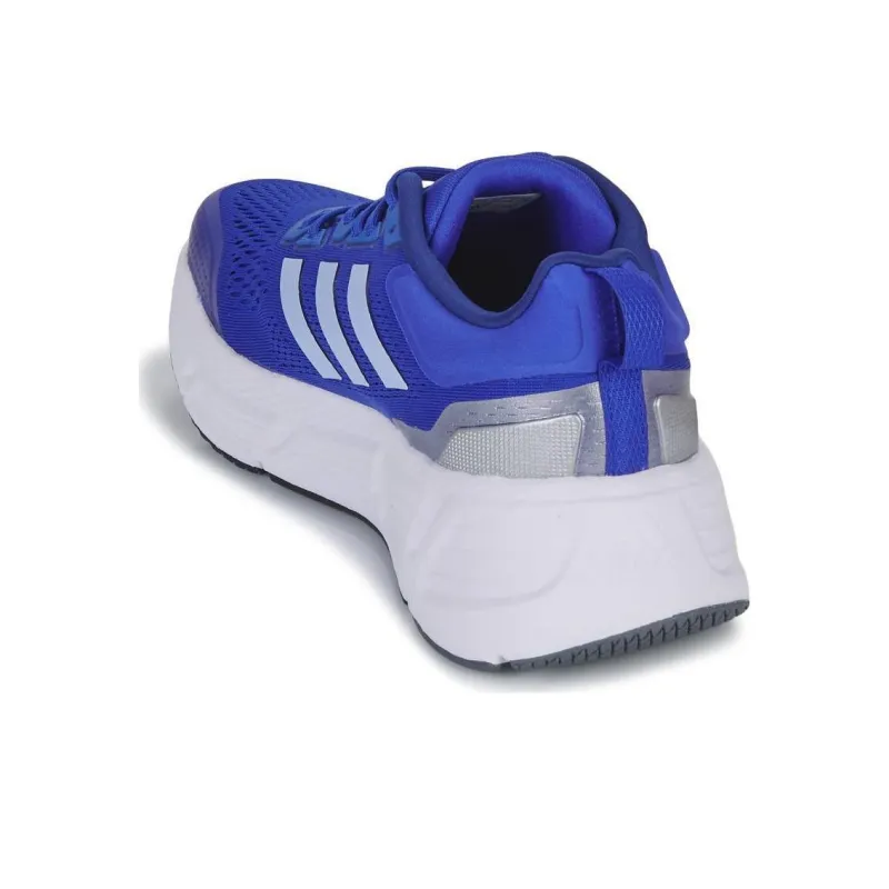 Adidas Questar Cushioning Wear Resistant Low Top Running Shoes Women's Blue-2