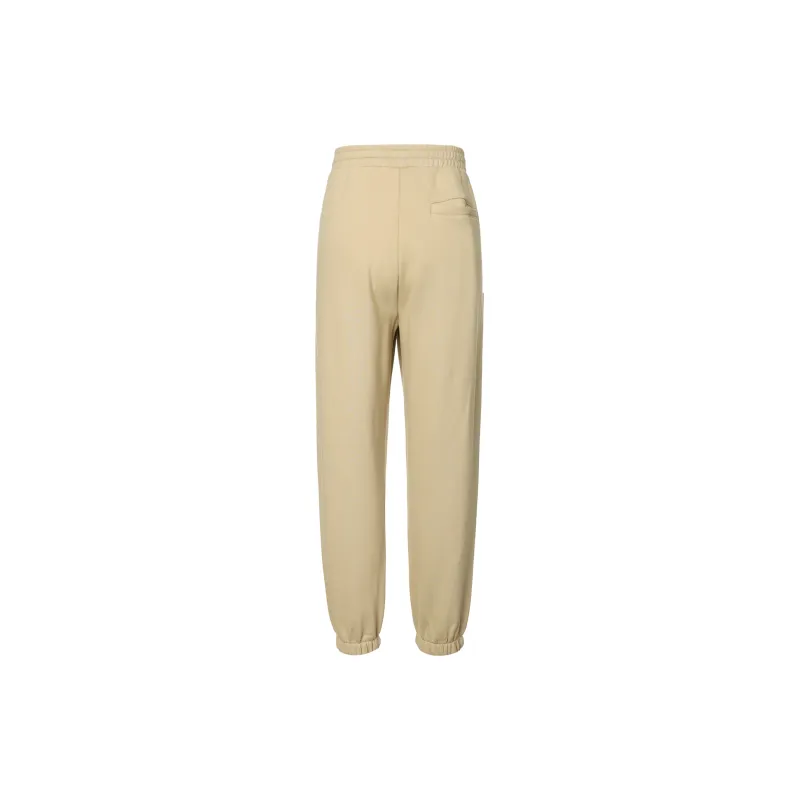 Adidas Knitted Sweatpants Unisex Light Khaki-2