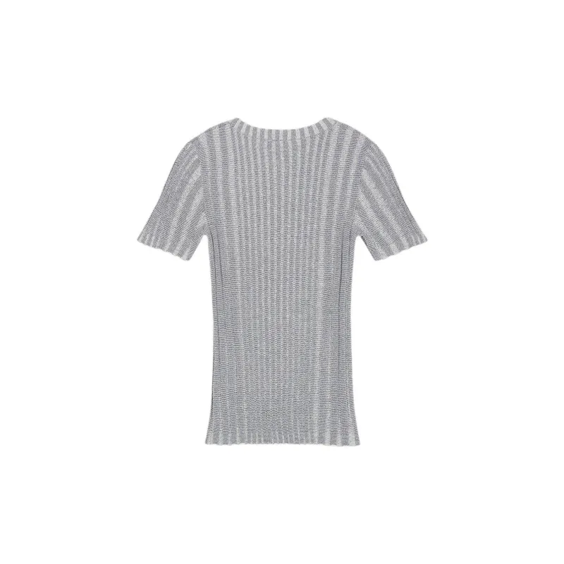 Maison Kitsune SS24 Regular T Shirt Women's Ink Blue-1