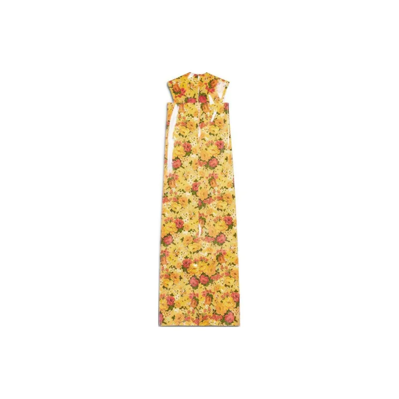 Balenciaga SS24 Sleeveless Dress Regular Fit Women's Orange-1