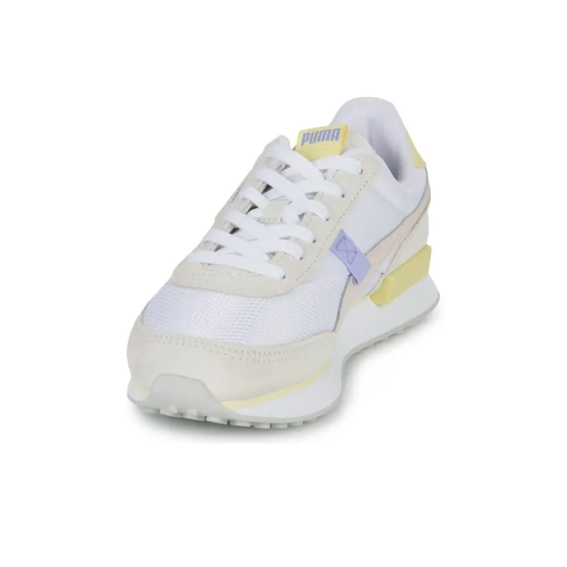 Puma Women's Future Rider Soft 'White Vaporous Grey'-3