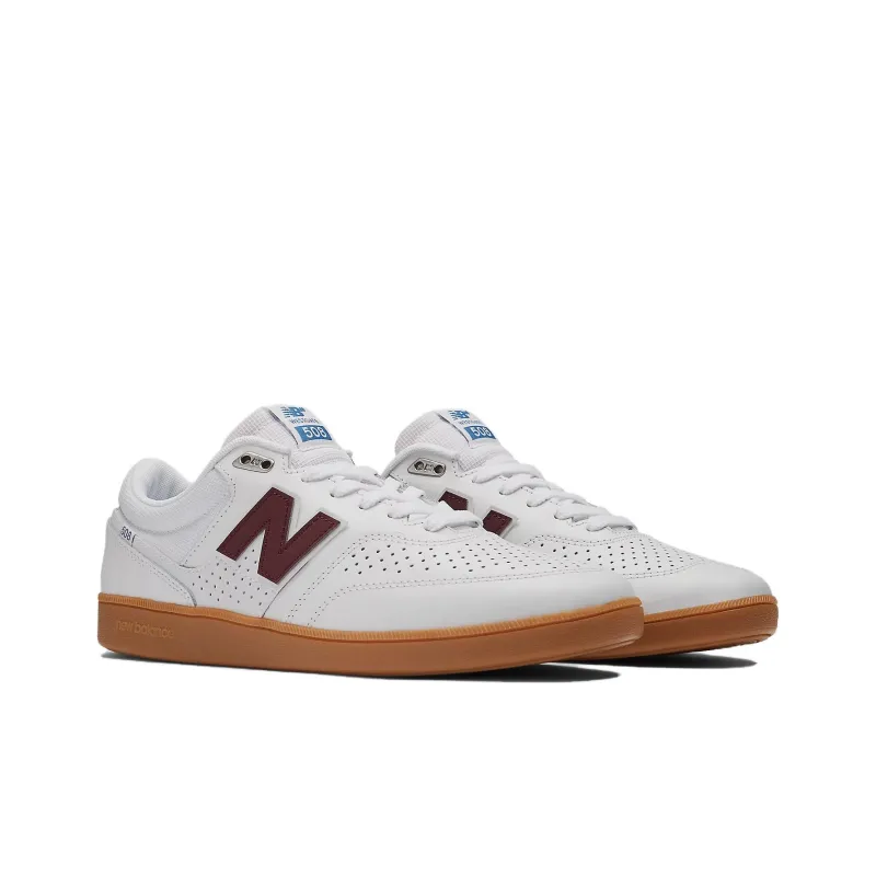 New Balance Numeric 508 Brandon Westgate White Burgundy-2
