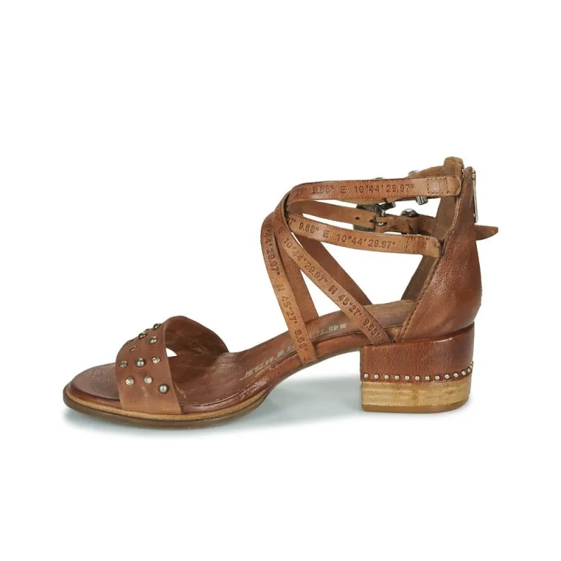 AirStep MORAINE One Strap Sandals 5cm Women's Brown-9