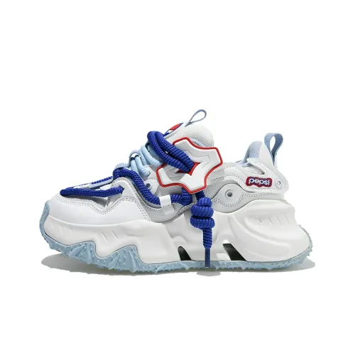 Pepsi Jelly Color Series Anti Slip Wear Resistant Low Top Chunky Sneakers Unisex