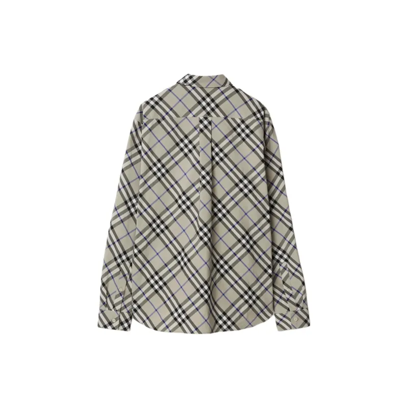 Burberry Long Sleeved Checked Shirt-1