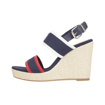 Tommy Hilfiger One Strap Sandals Women's Blue Red