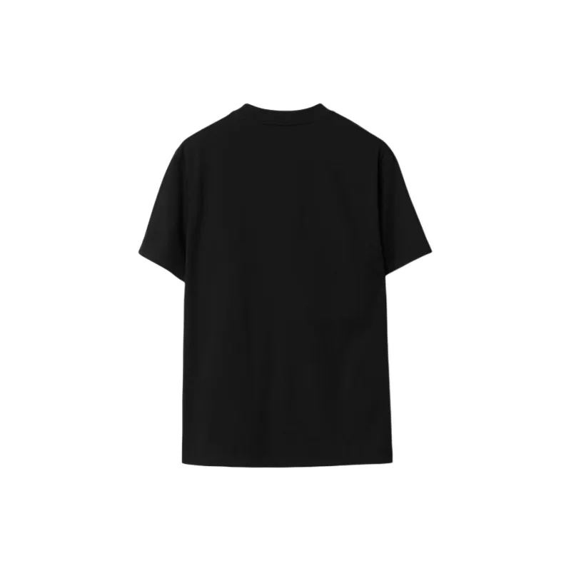 Burberry Logo Embroidered Slim Fit T Shirt-1