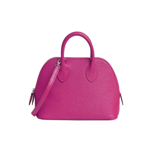 HERMES Bolide Mysore Goat Skin Bowling Bag Handbag Shoulder Bag Crossbody Bag Mini Women's 9I Magnolia Pink