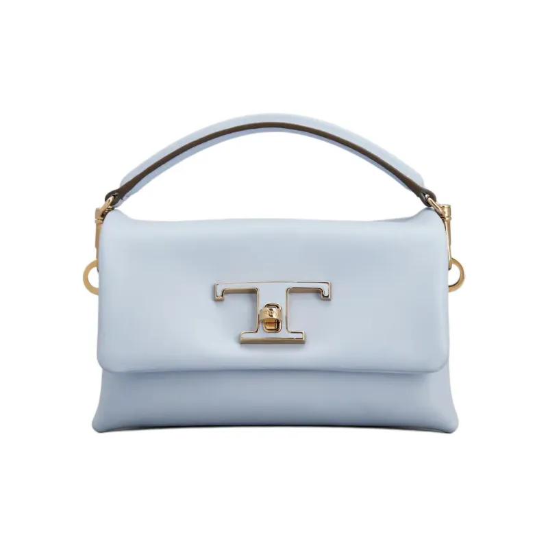 TOD'S T Timeless Foldover Top Shoulder Bag-0