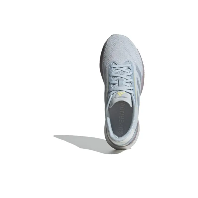 Adidas Supernova Eterno Cushioning Wear Resistant Low Top Casual Running Shoes Women's Gray Blue-4