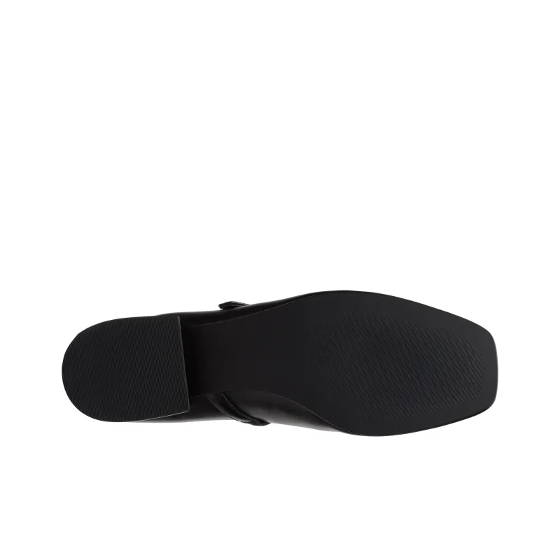 Clarks Chunky Heel Mary Jane Shoes Women's-4