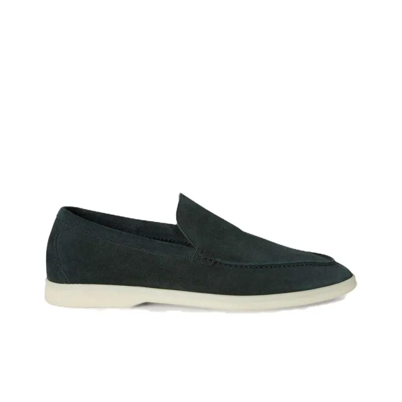 Loro Piana Summer Walk Casual Shoes Men's Dark Green-1
