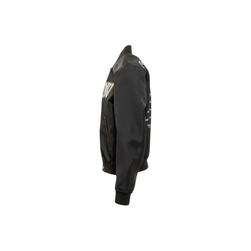 OFF-WHITE Buttoned Bomber Jacket-2