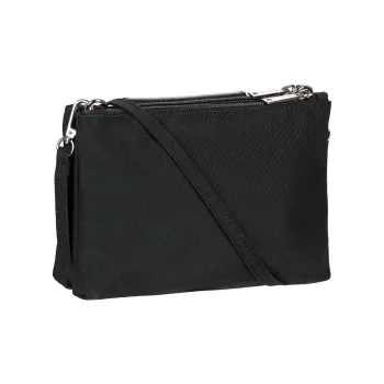 Lancaster Textile Shoulder Bag Women's Black