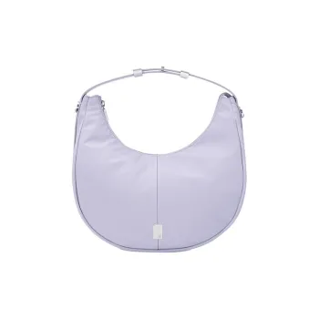 SAMSONITE Fabric With Synthetic Leather Shoulder Bag Handbag Shoulder Bag Women's Lilac