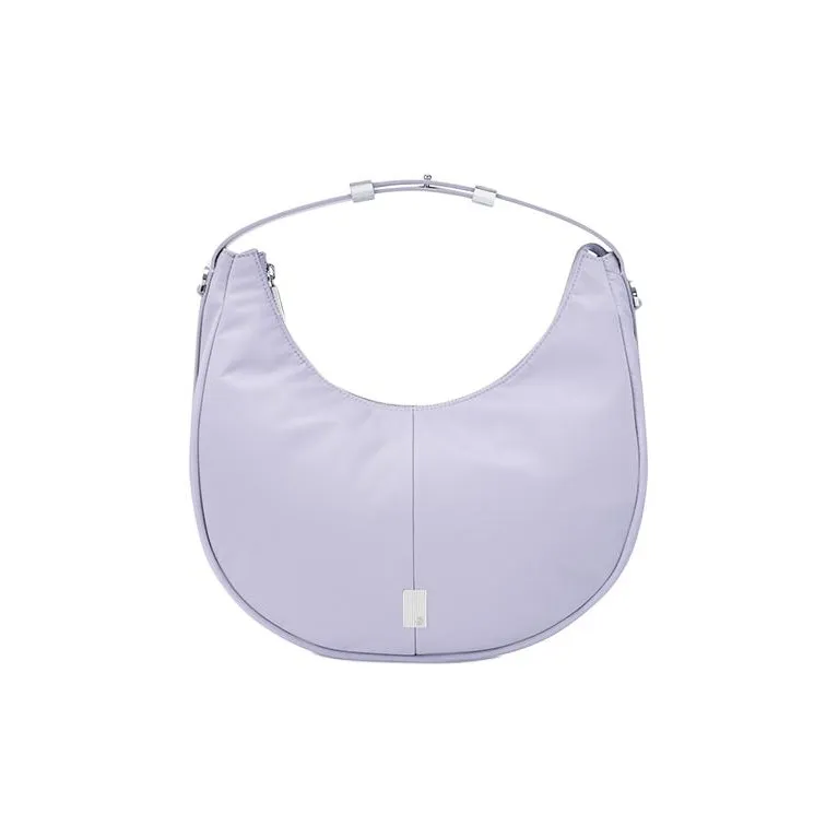 SAMSONITE Fabric With Synthetic Leather Shoulder Bag Handbag Shoulder Bag Women's Lilac-0