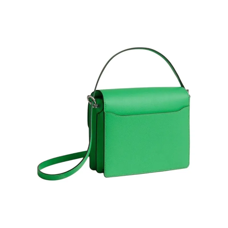 HERMES Roulis Evercolor Calfskin Pig Nose Shoulder Bag Crossbody Bag Mini Women's Comic Green-2