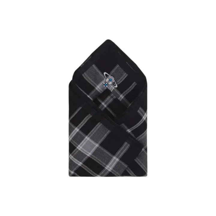 Vivienne Westwood Silk Scarves Unisex Black-1