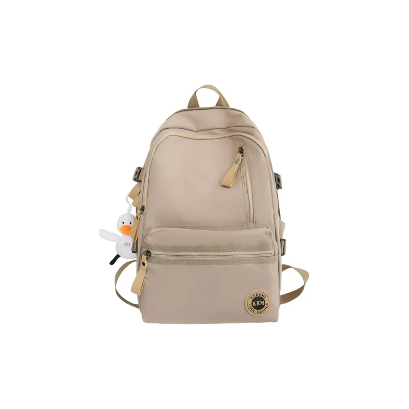 FAMAN Nylon Backpack Regular Women's Black+Charm/White+Charm/Red+Charm/Blue+Charm/Khaki+Charm-14