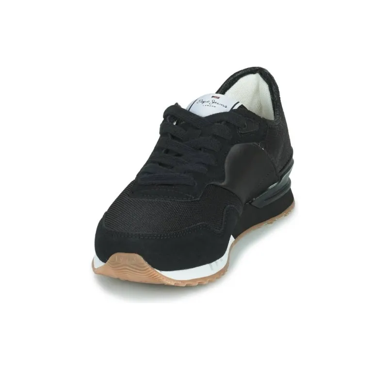 Pepe Jeans London Abrasion Resistant Low Top Casual Shoes Women's Black-11