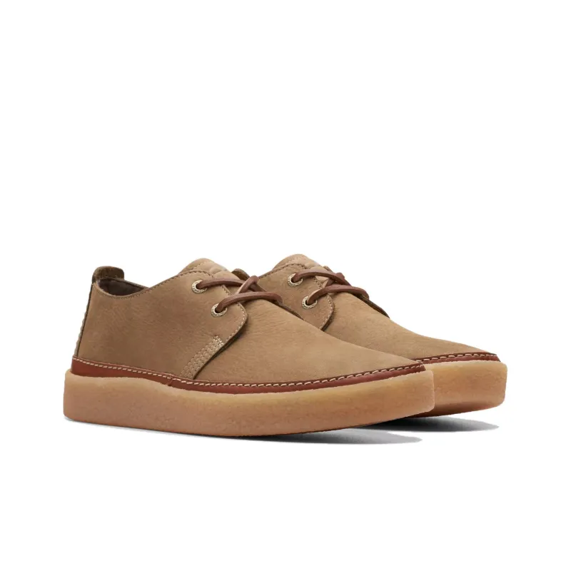Clarks Low Top Skateboard Shoes Men's Light Brown-2