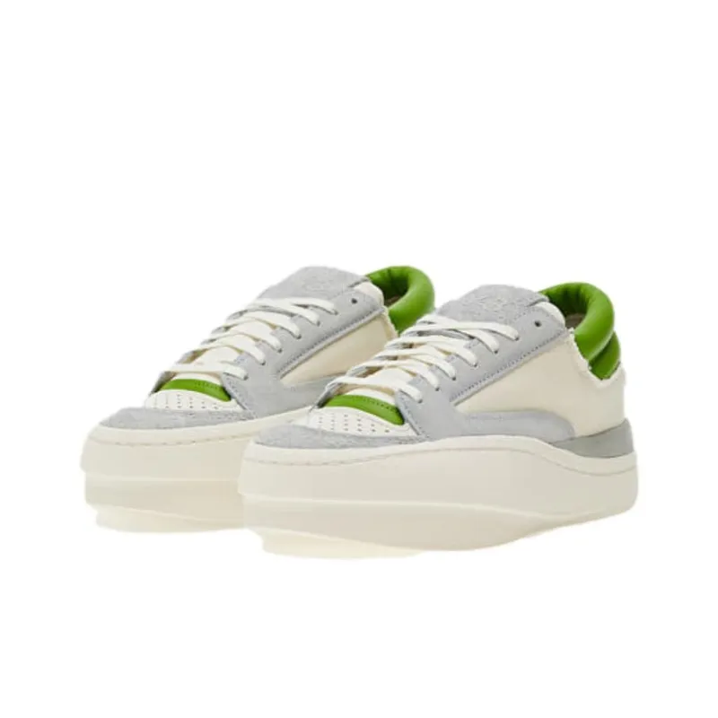 Adidas Y 3 Centennial Lo Off White Wonder Silver Team Rave Green-4