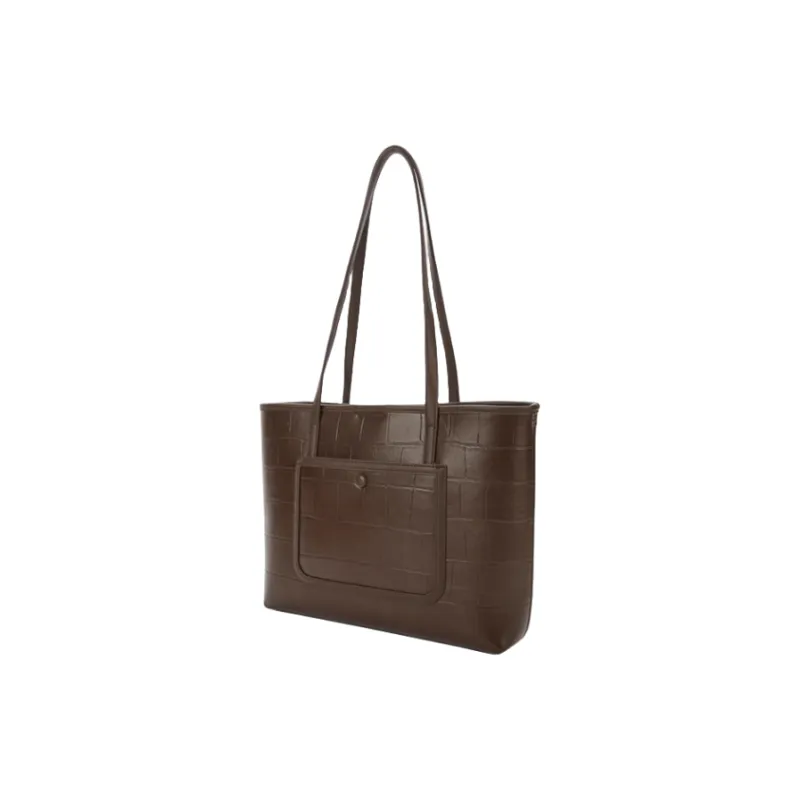 Hotwind Polyurethane Tote Bag Shopping Bag Shoulder Bags Regular Women's Brown/Beige/Beige Yellow-1