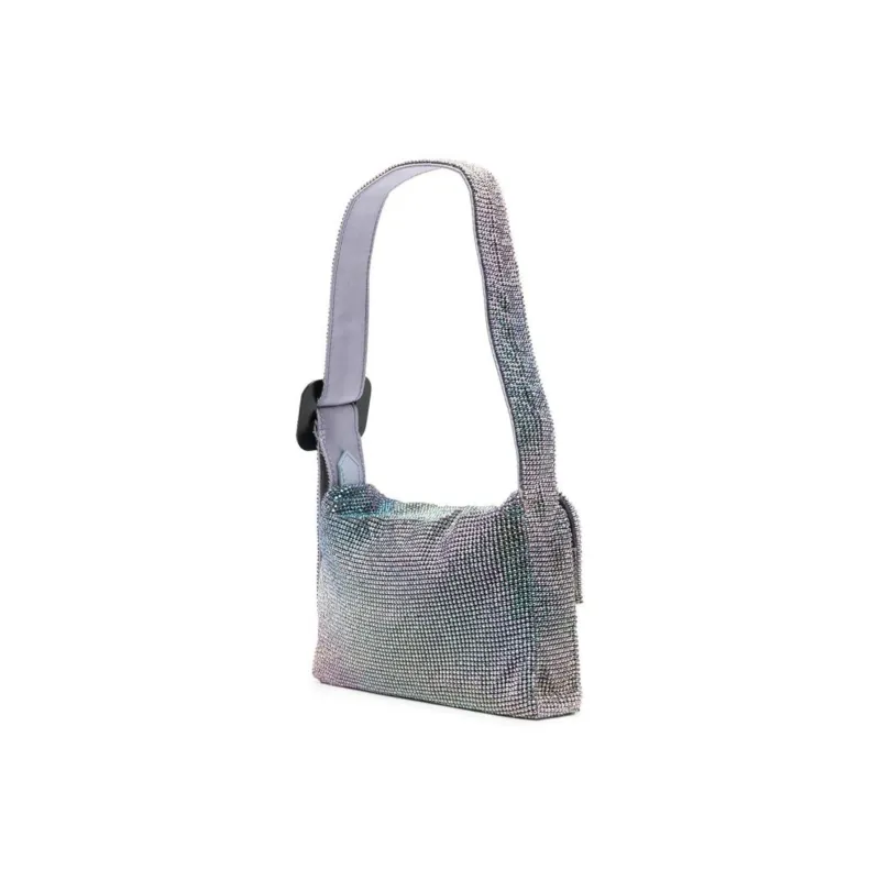 BENEDETTA BRUZZICHES Rhinestone Crossbody Bag, Shoulder Bag Women's Purple-1