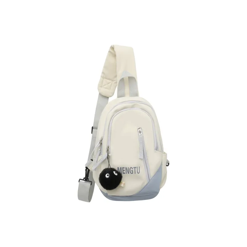 TANGCOOL Nylon Shoulder Bag Crossbody Bag Sling Bags Regular Unisex Black & White & Gray & Green-15