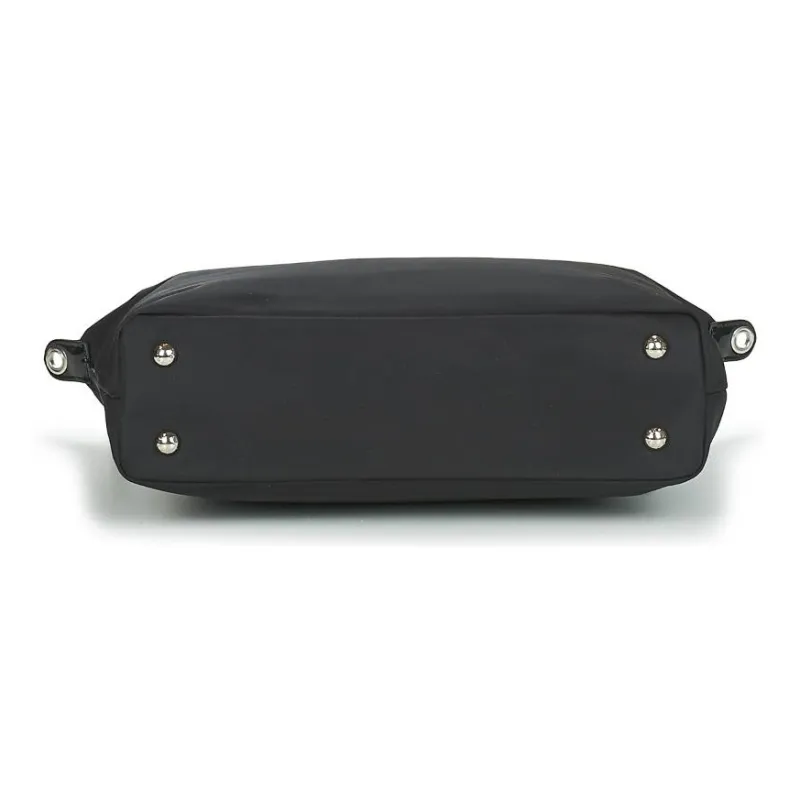 Lancaster Nylon Shoulder Bag, Crossbody Bag, Handbag Medium Size Women's Black-6