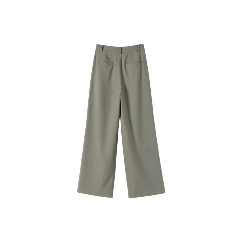 XIANGYING Suit Trouser Women's Green-1