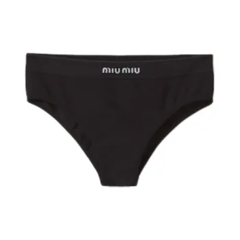 MIU MIU SS24 Underpants Women's 1 Pack Black