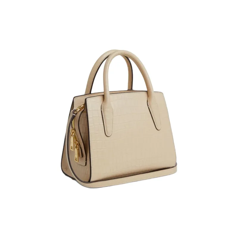 COACH Leather Shoulder Bag, Crossbody Bag, Handbag Trumpets Women's Gold With Ivory-1