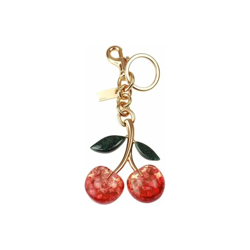 COACH Resin & Metal Bag Accessory Women's Red/Gold-2