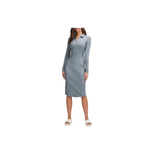 Lululemon Ribbed Luxtreme™ Long-Sleeved Dresses Women's Belgian Blue