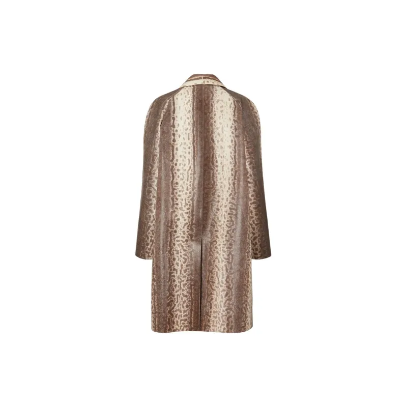 FENDI Coats Women's Beige Yellow-1