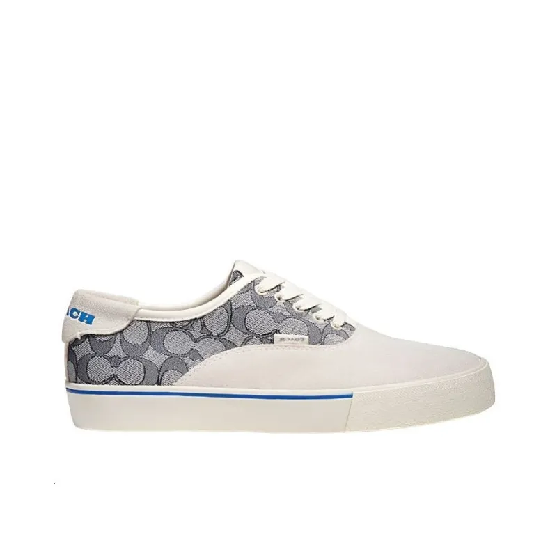 COACH Low-Top Stylish Skateboarding Shoes Men's Light Brown-1