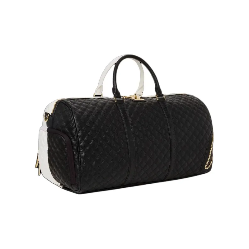 SPRAYGROUND PU Crossbody Bag, Shoulder Bag, Travel Bag, Handbag Medium Size Unisex Black-1