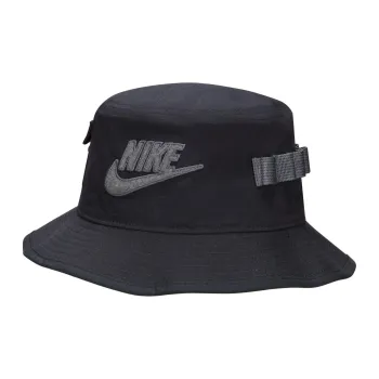 Nike Cotton Nylon Spandex Bucket Hats Kids' Black