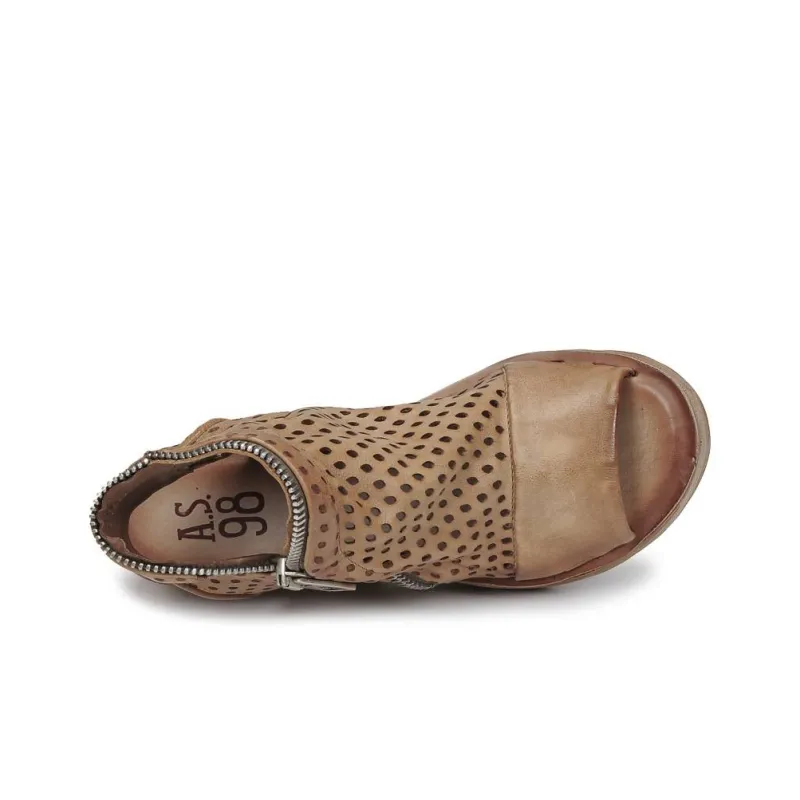 AirStep NOA ZIP Roman Sandals Women's Brown-10