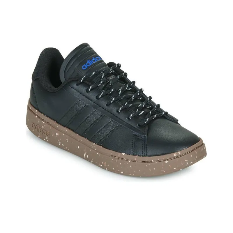 Adidas GRAND COURT ALPHA Grand Court Alpha Cushioning Wear Resistant Low Top Skateboard Shoes Men's Black-3