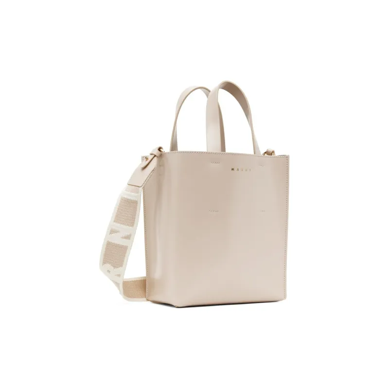 MARNI Logo Printed Drawstring Tote Bag-1