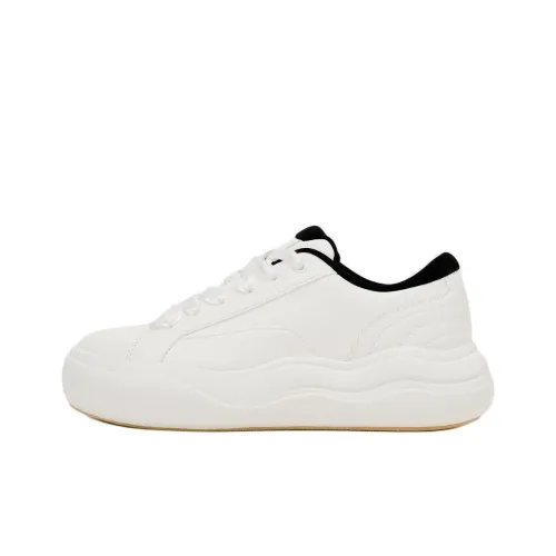 ZARA Skateboard Shoes Women's Low-Top White