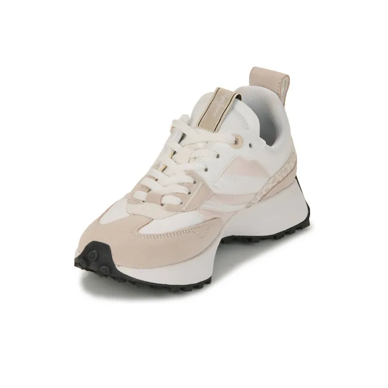 Pepe Jeans Lucky Print Low Top Casual Shoes Women's White Umber-10