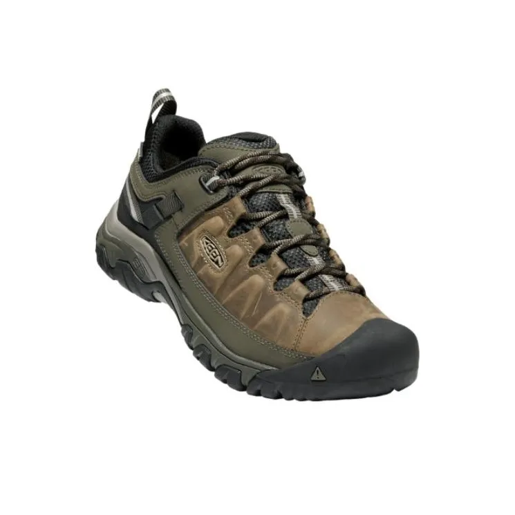 KEEN Targhee 3 Cushioning Low Top Trekking Shoes Men's Brown Black-2