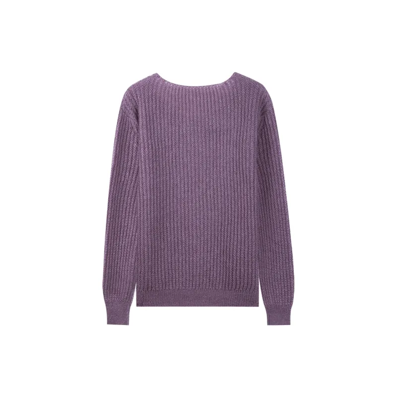 THE SEA LIFE Sweater Women's Purple Lotus-1