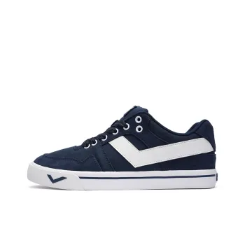 PONY Atop Wrapping Anti-Slip Shock-Absorbing And Wear-Resistant Low-Top Skateboard Shoes Men's Blue White