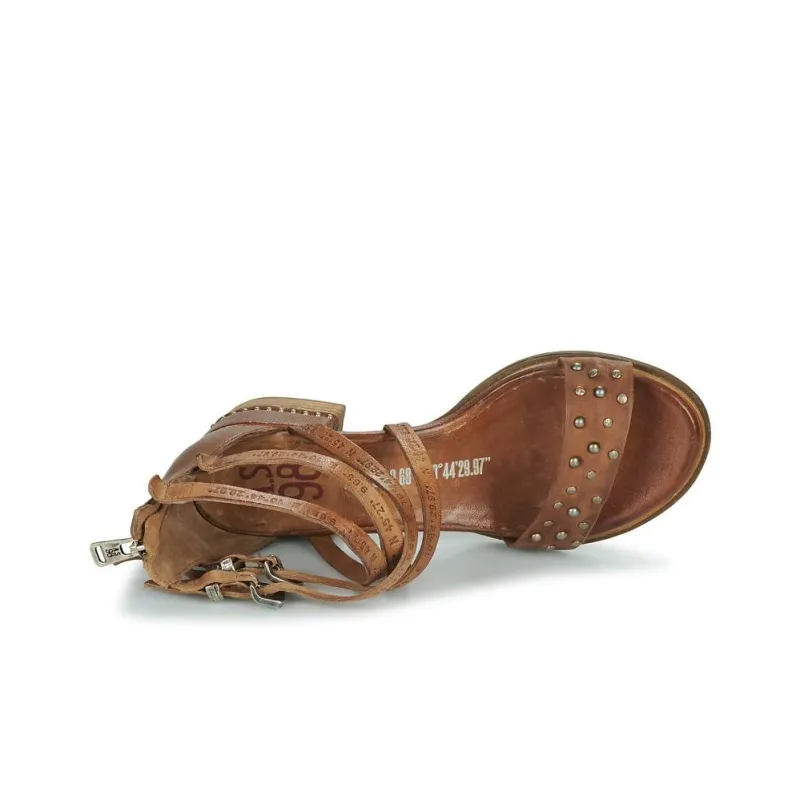 AirStep MORAINE One Strap Sandals 5cm Women's Brown-12